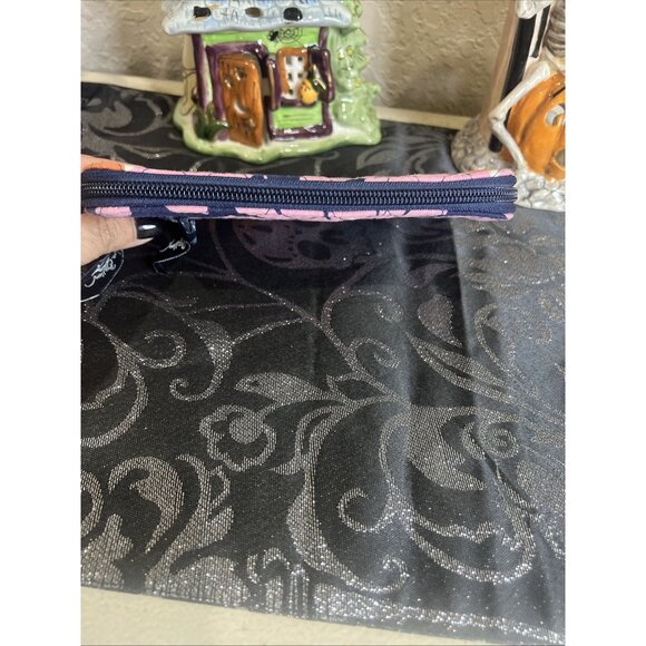 Vera Bradley Loves Me Pink, Orange, And Blue Floral Wristlet Wallet - Picture 3 of 9